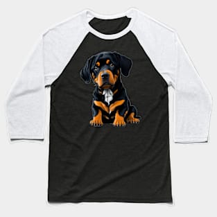 Rottweiler Puppy Dog Baseball T-Shirt